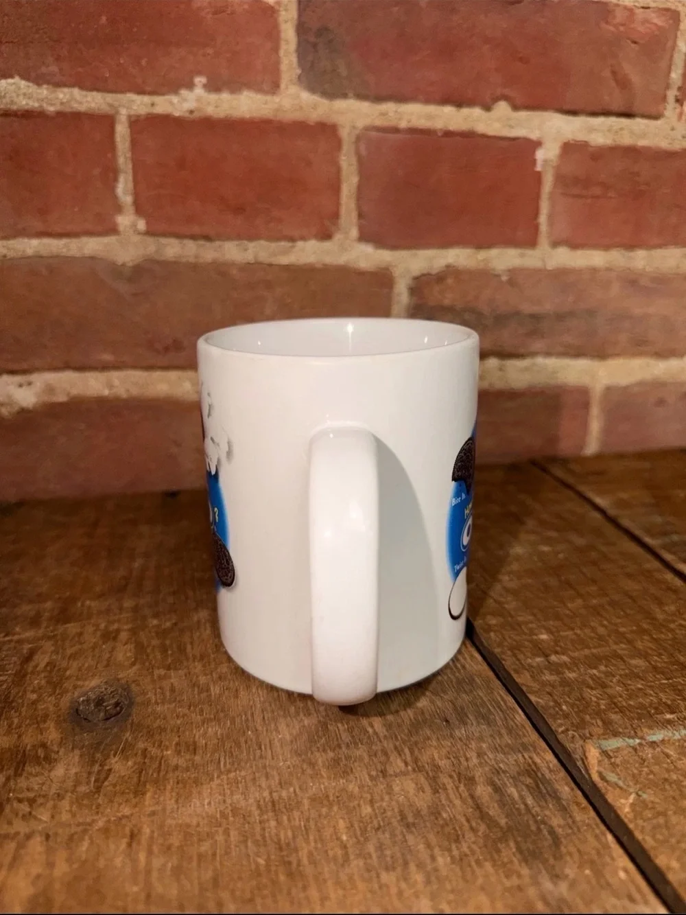 Oreo Ceramic Tray and Mug Set - White & Blue Cookie Holder